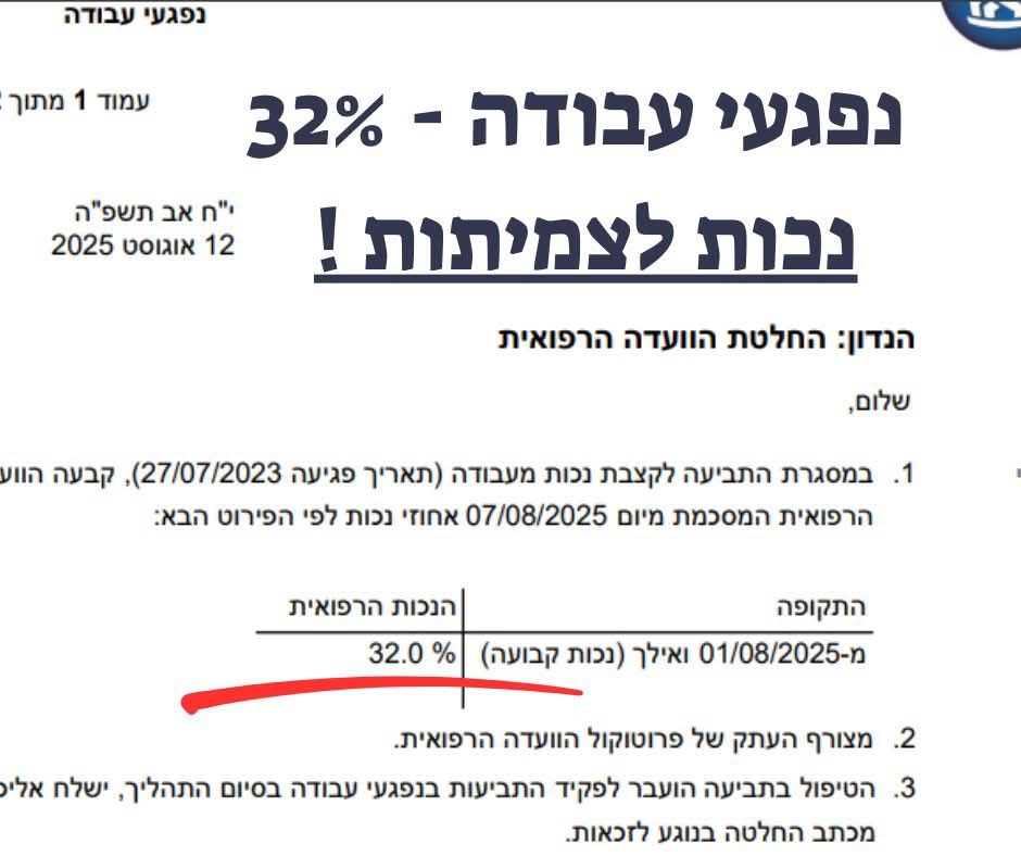 נכות מעבודה 1